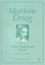 Dring 7 Shakespeare Songs Medium Voice Sheet Music Songbook