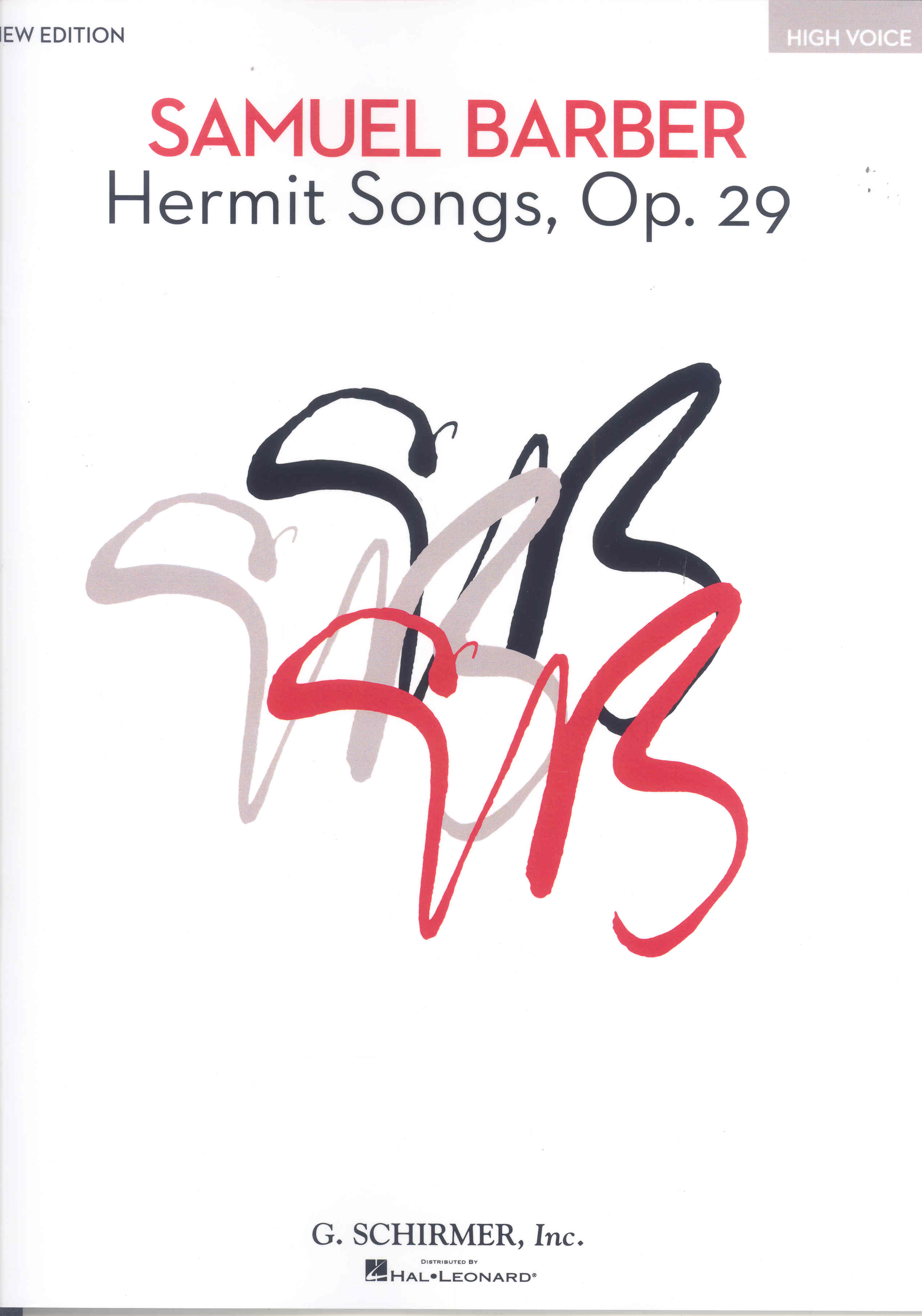 Barber Hermit Songs High Sheet Music Songbook