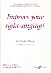 Improve Your Sight Singing Low/med Treble Interm Sheet Music Songbook