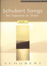 Schubert Songs Book 1 Soprano Or Tenor Sheet Music Songbook