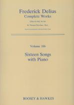 Delius Complete Works Vol 18b Songs (16) Sheet Music Songbook
