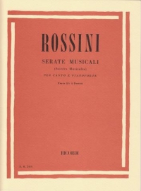 Rossini Serate Musicali Vol 2 Voice & Piano Sheet Music Songbook