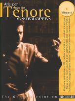 Cantolopera Arias For Tenor Vol 4 Book & Cd Sheet Music Songbook
