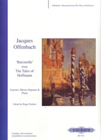 Offenbach Barcarolle Sop & Mezzo/pf Nichols Sheet Music Songbook