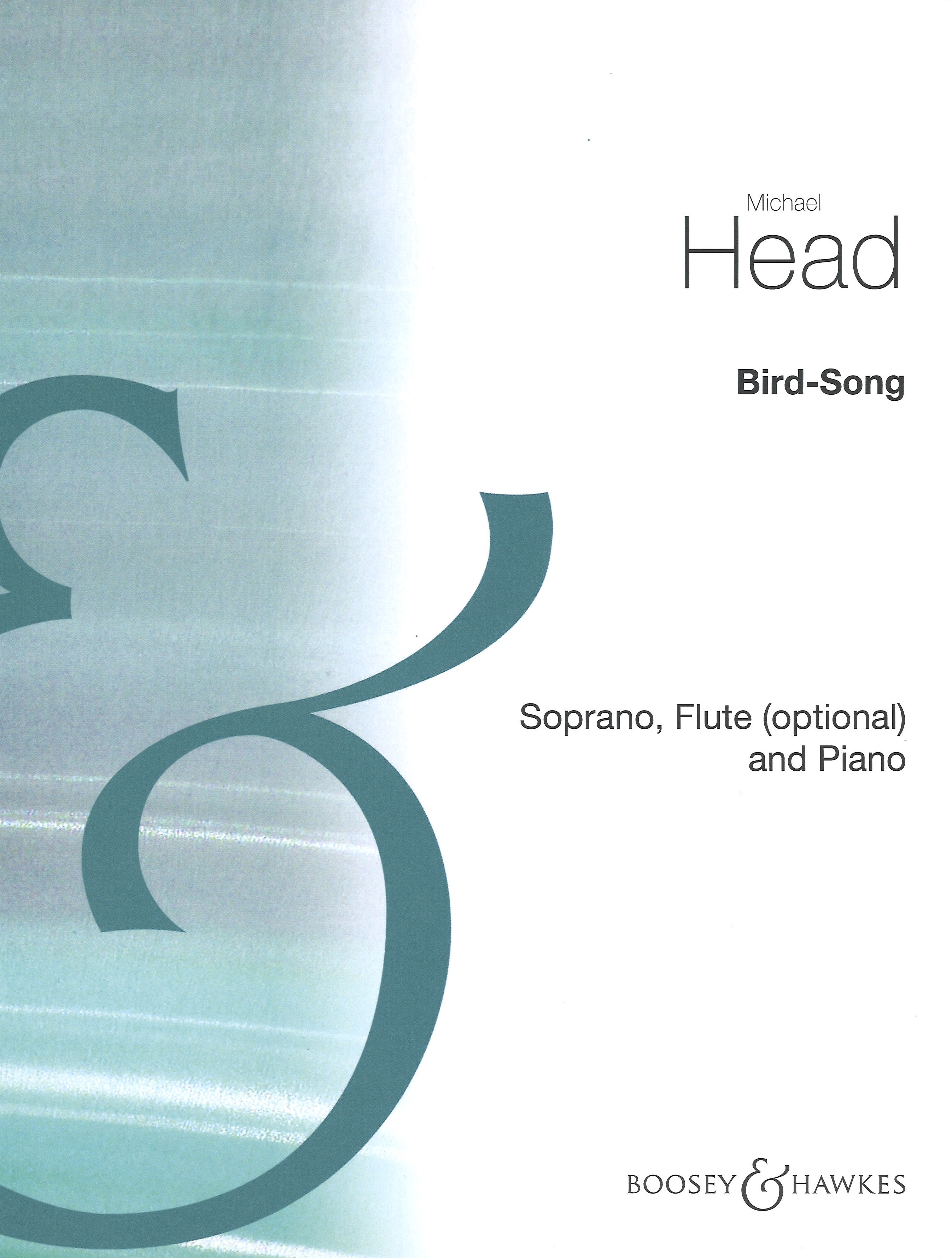Head Bird-song Soprano, Flute & Piano Sheet Music Songbook