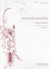 Dvorak Liebeslieder Op83 Voice & Piano Sheet Music Songbook