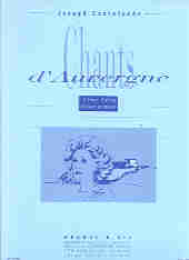 Canteloube Chants Dauvergne Vol 3 Sop Mezzo Sheet Music Songbook