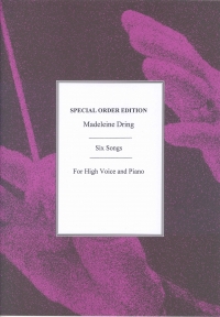 Dring 6 Songs Volume 6 High Voice Sheet Music Songbook