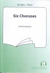 Rachmaninoff 6 Choruses Fem Or Child Vce/pf  Min 5 Sheet Music Songbook