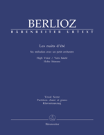Berlioz Les Nuits Dete High Voice Sheet Music Songbook
