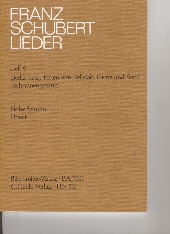 Schubert Lieder Vol 9 High Voice Sheet Music Songbook