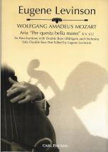 Mozart Per Questa Bella Mano K612 Bass/db/piano Sheet Music Songbook
