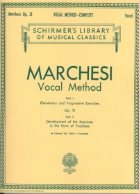 Marchesi Vocal Method Op31 Complete Sheet Music Songbook