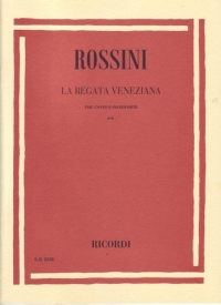 Rossini La Regata Veneziana Soprano & Tenor Sheet Music Songbook