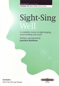 Sight Sing Well Rathbone Exercise Book Sheet Music Songbook