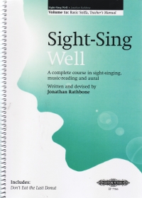 Sight Sing Well Rathbone Teachers Manual Sheet Music Songbook