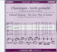 Mozart Requiem Musicpartner Cd Alto Part Sheet Music Songbook