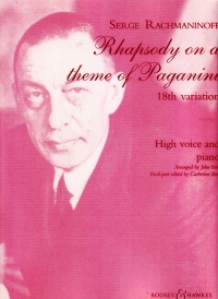 Rachmaninoff 18th Variation (rhap On Paganini) Hvc Sheet Music Songbook