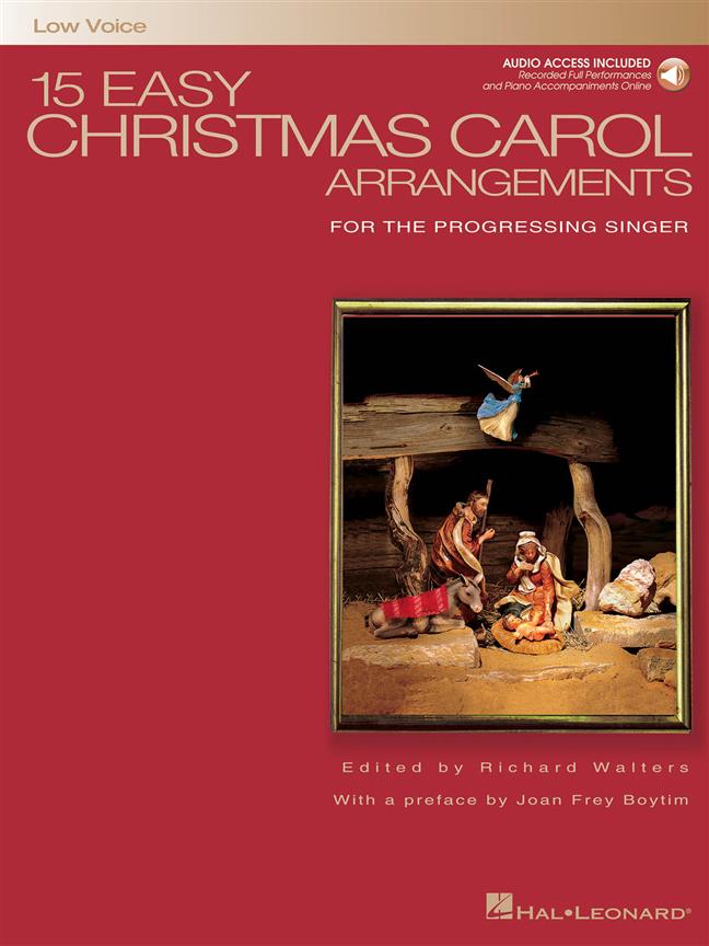 15 Easy Christmas Carol Arrangements Low Sheet Music Songbook