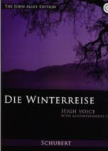 Schubert Die Winterreise Alley High Book & Cd Sheet Music Songbook