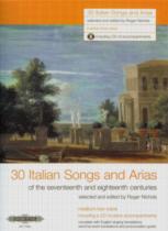 30 Italian Songs & Arias (17th/18th Cent) Med Low Sheet Music Songbook
