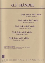 Handel Nell Dolce Dell Oblio Sheet Music Songbook