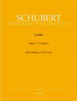 Schubert Lieder Vol 2 (op26 To Op79) Low Durr Sheet Music Songbook