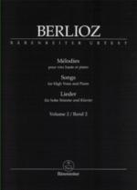 Berlioz Songs Vol 2 High Voice & Piano Sheet Music Songbook