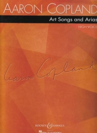 Copland Art Songs & Arias High Voice Sheet Music Songbook