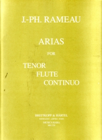 Rameau Arias For Tenor/flute/piano Sheet Music Songbook