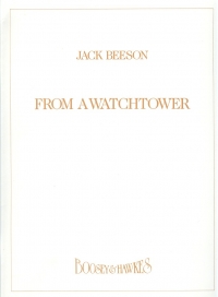 Beeson From A Watchtower Soprano & Piano Sheet Music Songbook