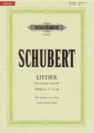 Schubert Songs Vol 3 (46 Songs) Low Sheet Music Songbook