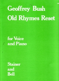 Bush Old Rhymes Reset Voice & Piano Sheet Music Songbook