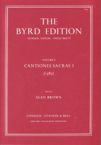 Byrd Cantiones Sacrae Byrd Edition Vol 2 Sheet Music Songbook