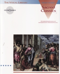 Sacred Classics High Voice Book & Cd Sheet Music Songbook