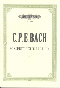 Bach Cpe 30 Sacred Songs High Voice Sheet Music Songbook