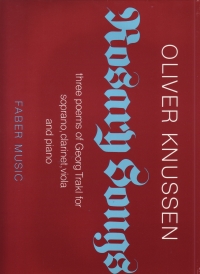 Knussen Rosary Songs Soprano & 3 Players Score Sheet Music Songbook