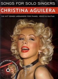 Songs For Solo Singers Christina Aguilera Bk & Cd Sheet Music Songbook