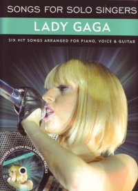 Songs For Solo Singers Lady Gaga Book & Cd Sheet Music Songbook