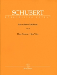Schubert Die Schone Mullerin Op25 Durr High Voice Sheet Music Songbook