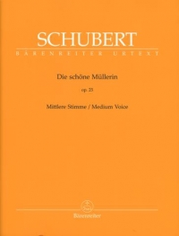 Schubert Die Schone Mullerin Op25 Durr Medium Vce Sheet Music Songbook