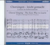 Mozart Requiem Musicpartner Disc Tenor Part Sheet Music Songbook