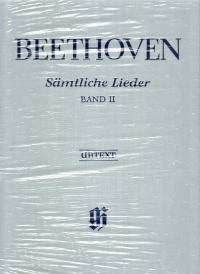 Beethoven Lieder Complete Vol Ii Hardback Sheet Music Songbook