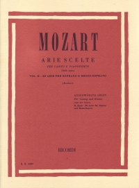 Mozart Arie Scelte 2 20 Arias Sop Or Mezzo Sop Sheet Music Songbook