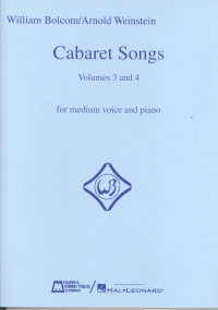 Bolcom Cabaret Songs Vol 3 & 4 Sheet Music Songbook