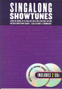 Singalong Showtunes Lyrics Book & Cds Sheet Music Songbook