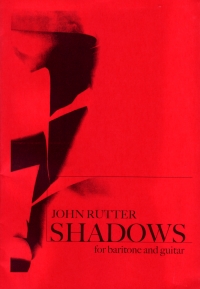 Rutter Shadows  Baritone Voice And Guitar Sheet Music Songbook
