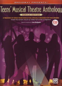 Teens Musical Theatre Anthology Female + Cd Sheet Music Songbook