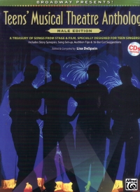 Teens Musical Theatre Anthology Male + Cd Sheet Music Songbook