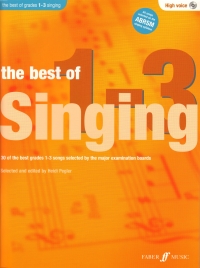 Best Of Singing Grades 1-3 Pegler High + Cd Sheet Music Songbook